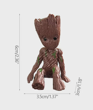 Groot Plantenpot & Decoratief Figuur - Leuke Woondecoratie