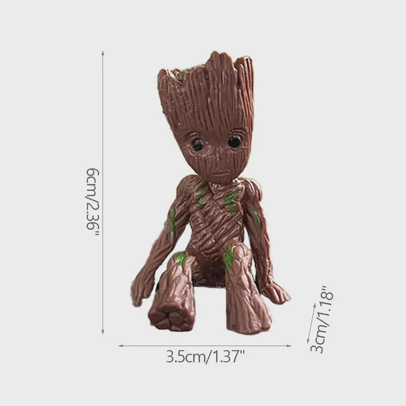 Groot Plantenpot & Decoratief Figuur - Leuke Woondecoratie