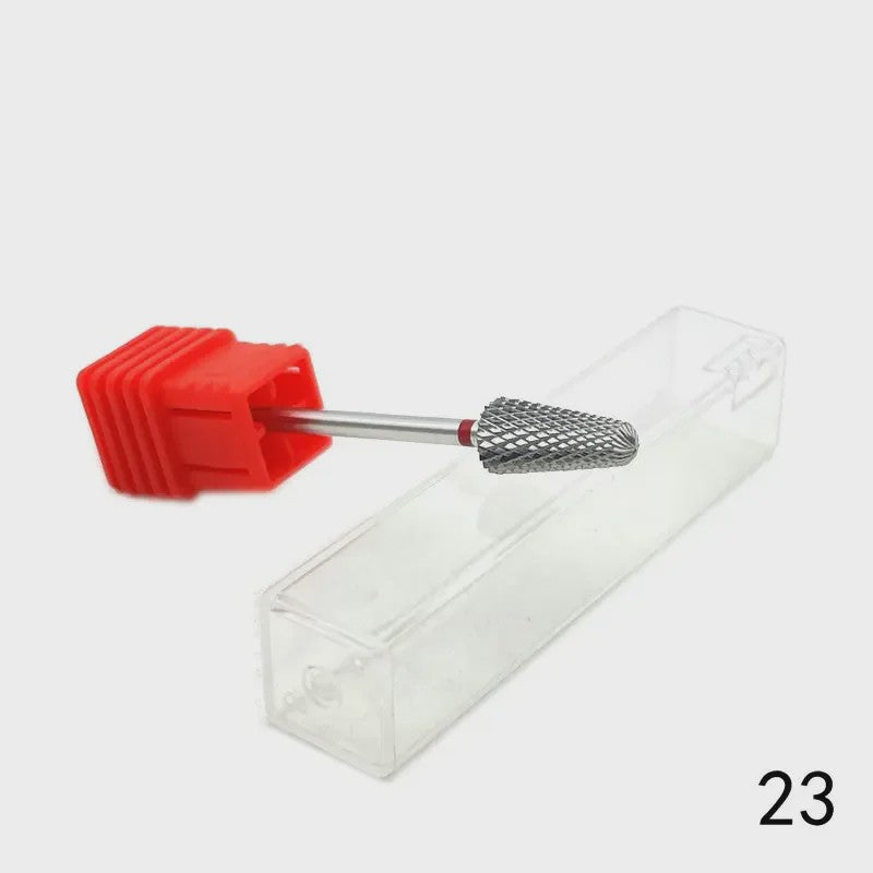 Professionele Tungsten Carbide Nagelboor Bits Set - 33 Stijlen voor Manicure & Pedicure