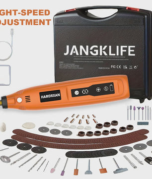 Draadloze Mini Rotary Tool Kit met USB - Graveren, Boren & Polijsten