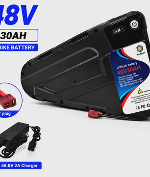 52V 20Ah-40Ah Lithium E-bike Batterij voor Elektrische Fietsen (500W-3000W Motor)