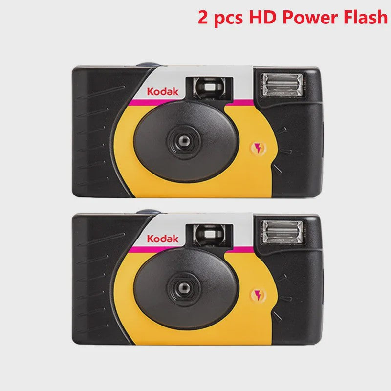 Kodak HD Power Flash Wegwerpcamera - 27+12 Foto's met Ingebouwde Flitser