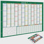 Jaarplanner 2027 - Grote Wandkalender met Planvakken en Stickers