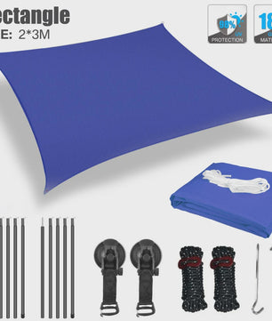 Waterdichte Luifel voor Camper, Caravan & Auto met UV-bescherming en Aluminium Stokken