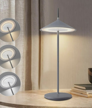 Draadloze LED Tafellamp Oplaadbaar met USB-C, Dimbaar & Waterdicht (IP44)