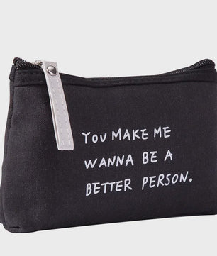 Schattige Canvas Make-up Tas met Stippenprint - Make-up & Toiletartikelen Organizer