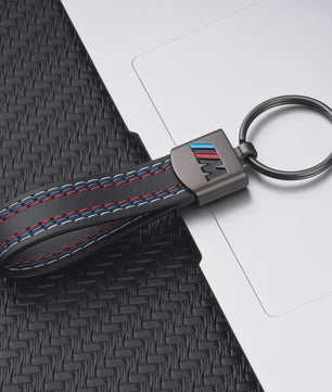 Luxe Lederen Sleutelhanger BMW M - Sportief Design voor BMW 1-7 Serie, X1-X7