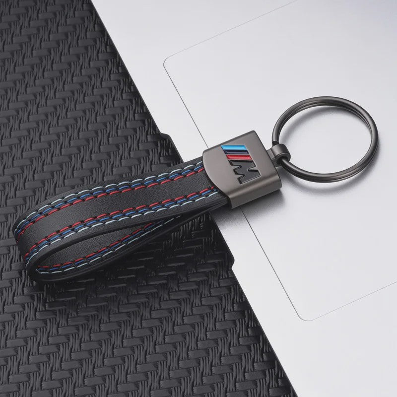 Luxe Lederen Sleutelhanger BMW M - Sportief Design voor BMW 1-7 Serie, X1-X7