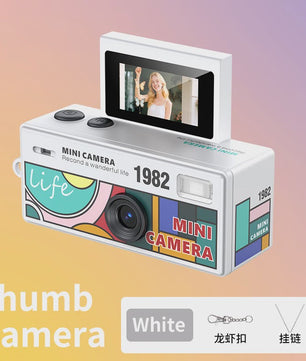 Retro Mini Digitale Camera met Sleutelhanger & Flip Screen - 720P Video Recorder