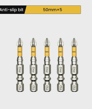 PH2 Magnetische Schroefbit Set - Anti-slip & Hoge Hardheid - Diverse Lengtes (25-150mm) - S2 Staal