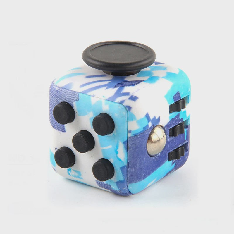 Fidget Cube & Dodecahedron: 6/12 Zijden Stressverlichter & Sensorisch Speelgoed
