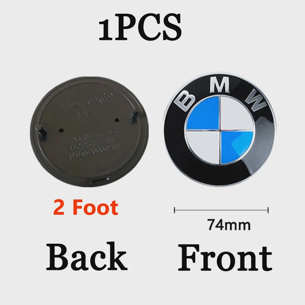 BMW Embleem Vervanging 74/82mm - Motorkap, Kofferbak Badge