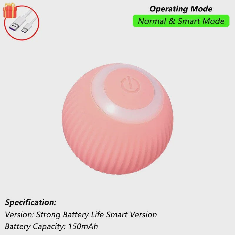 Interactieve Kattenbal Speelgoed - Automatisch Rollend, Oplaadbaar & Slim