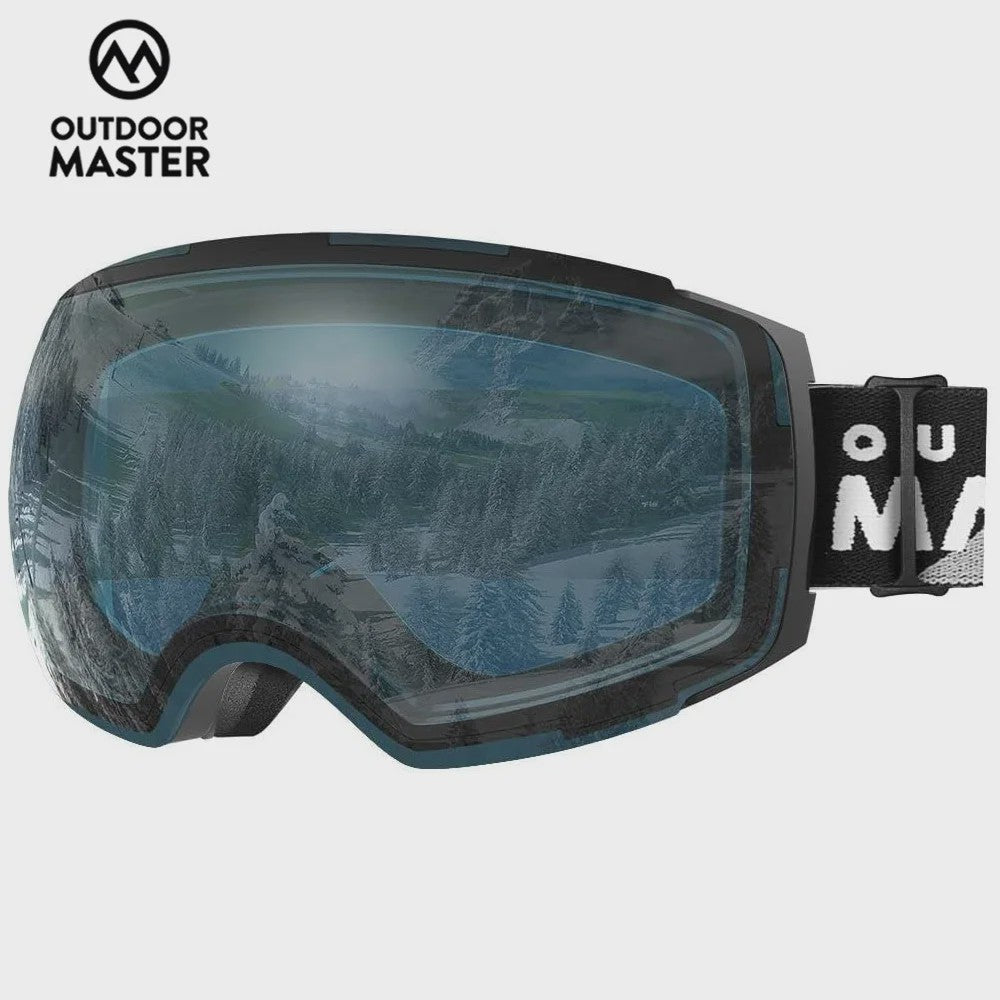 OutdoorMaster PRO Ski Goggles: Verwisselbare HD Lens, UV400, Anti-Fog, Over-The-Glasses