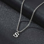 Vnox RVS Letter Ketting Heren - Kies Uw Initiaal - Waterdicht & Minimalistisch