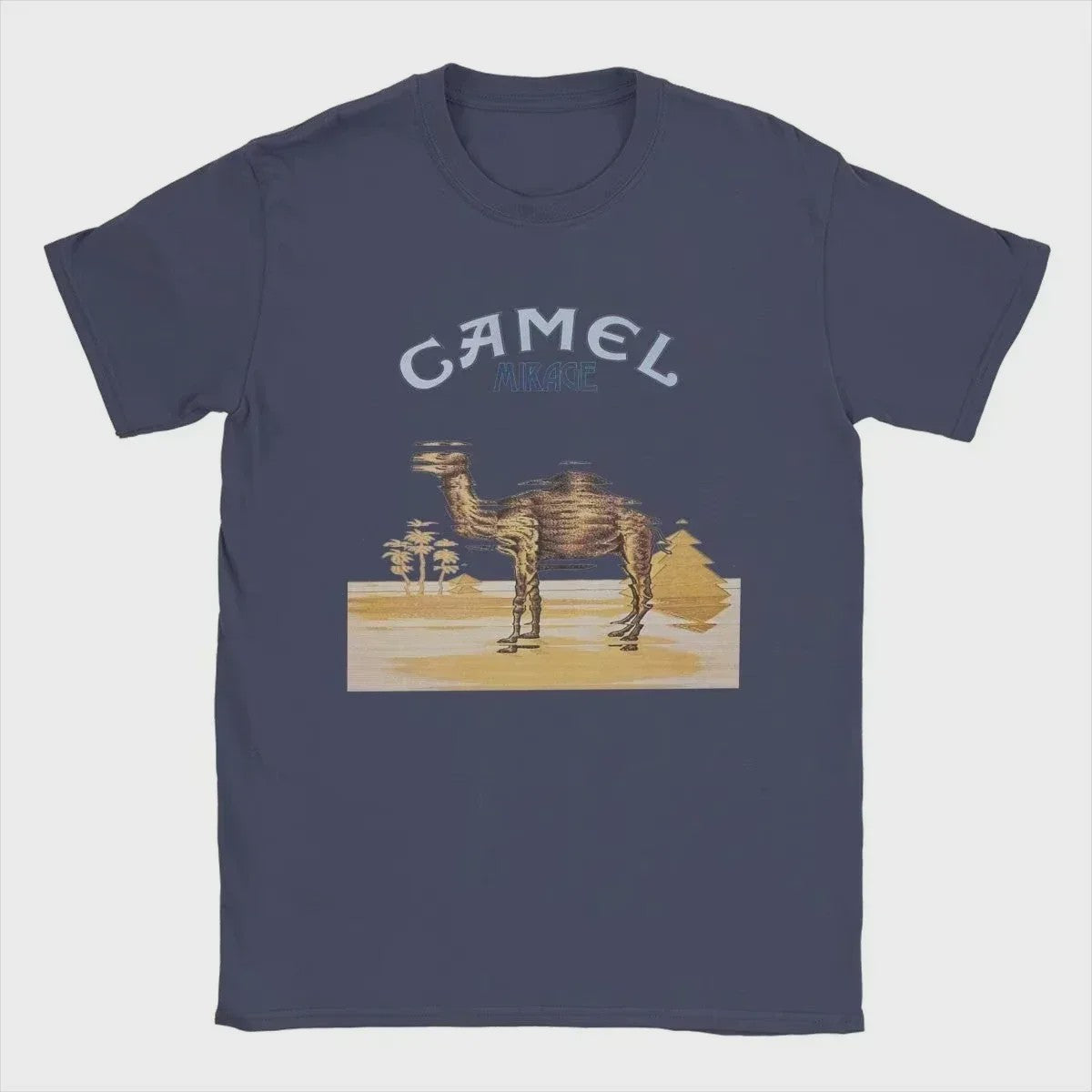Retro Camel Cigarettes T-Shirt - Vintage Oversized Unisex Kleding