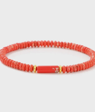Natuurstenen Kralen Armbanden - Picasso Jasper & Zee Sediment Turquoise