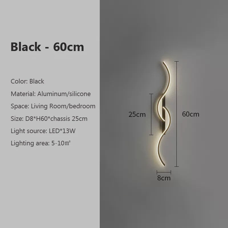 Moderne LED Wandlamp - Minimalistisch Design voor Slaapkamer, Woonkamer & Bedside