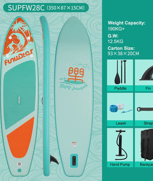 Opblaasbaar SUP Board 320-350cm met Complete Accessoireset - Ideaal voor Volwassenen