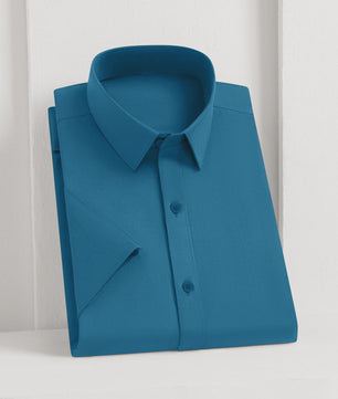 Heren Zomer Overhemden Korte Mouw - Stijlvol & Strijkloos Casual & Business