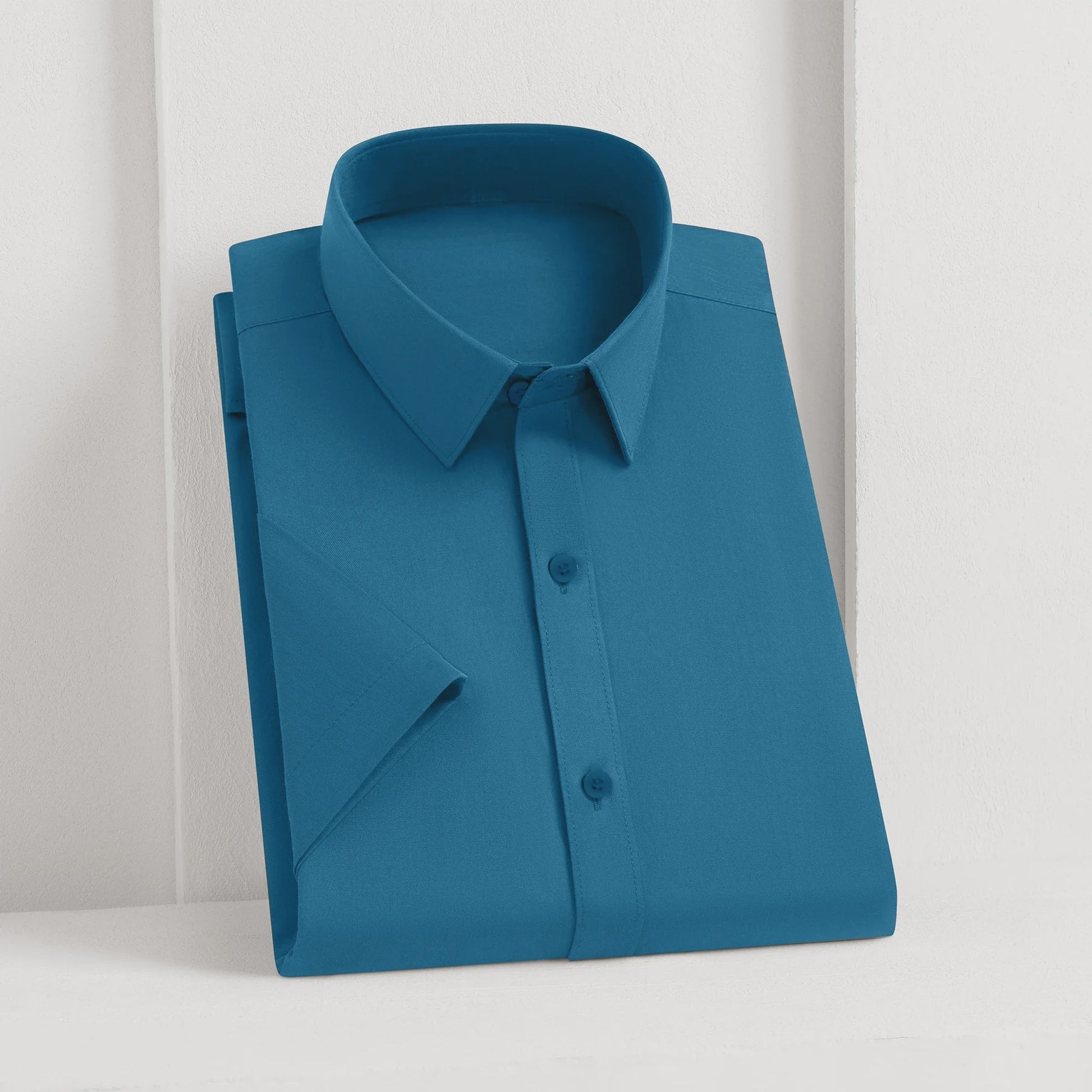 Heren Zomer Overhemden Korte Mouw - Stijlvol & Strijkloos Casual & Business