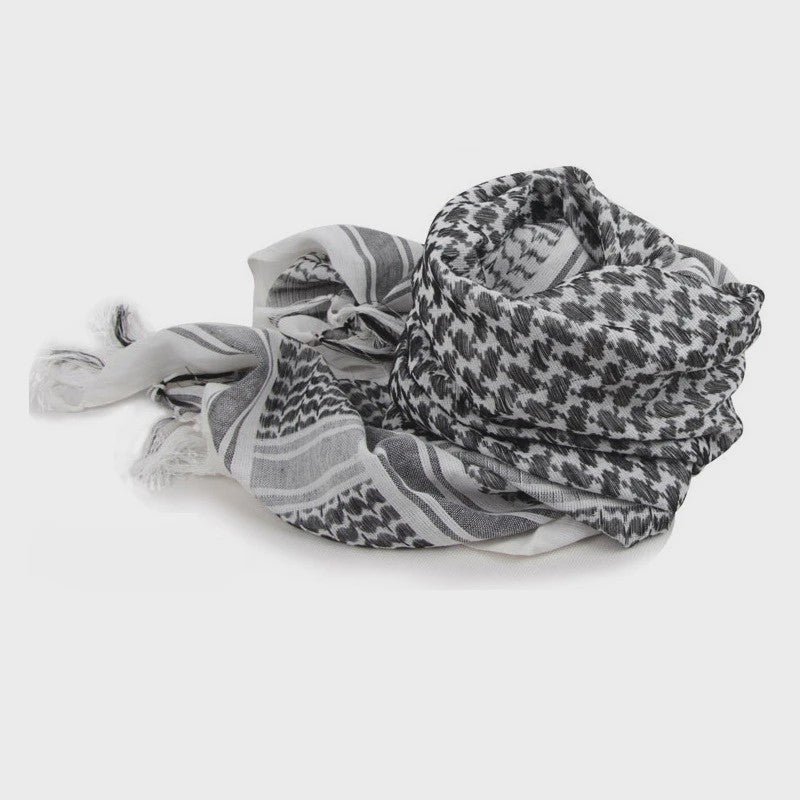 Tactische Keffiyeh Shemagh Sjaal - Katoenen Hoofddoek en Nekwarmer
