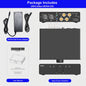 ALSOZONE A5se Desktop HiFi Versterker - 140W x 2 Krachtige Class D Audio Versterker met XLR/TRS & RCA Ingangen