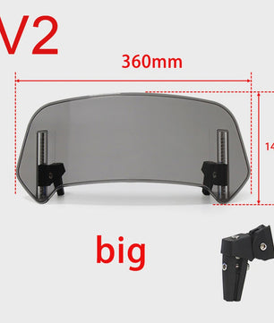 Universele Motor Windscherm Verlengstuk - Verstelbaar Spoiler Deflector