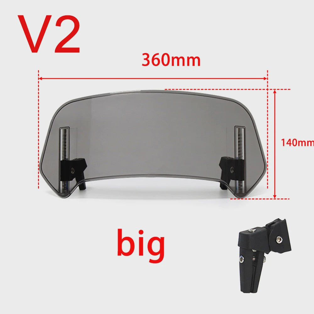 Universele Motor Windscherm Verlengstuk - Verstelbaar Spoiler Deflector