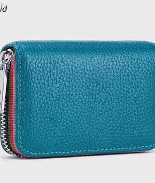 Luxe Lederen Pasjeshouder Portemonnee met RFID - Accordion Design - Heren & Dames