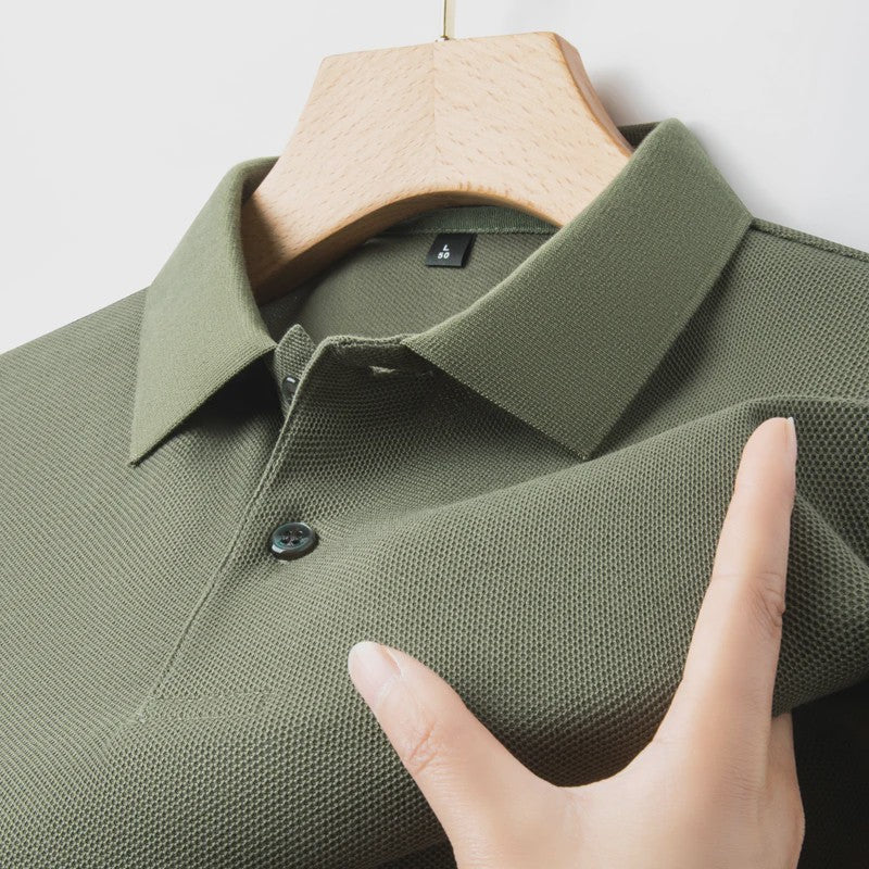 Heren Poloshirt Korte Mouw - 100% Gemerceriseerd Katoen, Ademend & Stijlvol voor Zomer, Golf & Casual