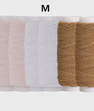 Elastisch Naaigaren 0.6mm - 6 Kleuren Set (20M) voor DIY, Kleding & Hobby