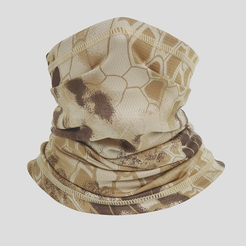 Veelzijdige Camouflage Nekwarmer & Buff - Ademend & UV Beschermend voor Outdoor Sport