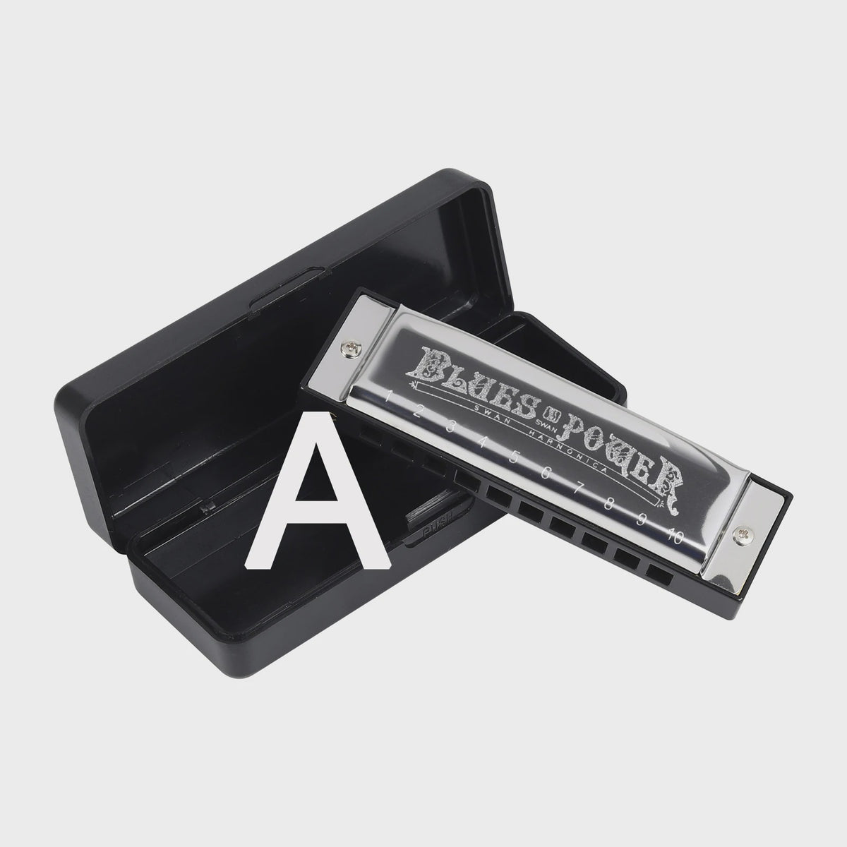 Professionele Diatonische Blues Harmonica - 10 Gaten, 20 Tonen, Inclusief Koffer