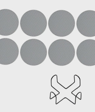 Siliconen Onderzetters Set met Houder - Anti-slip & Hittebestendig