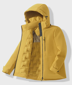 Unisex Waterdichte Fleece Winterjas - Winddicht, Thermisch & Ademend