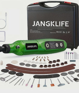 Draadloze Roterende Tool Kit: Graveerpen voor Hout, Metaal, Glas & Sieraden - DIY Mini Boormachine met USB