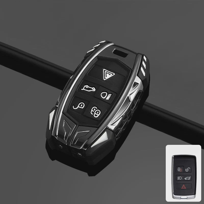 Luxe Autosleutel Cover Hoesje voor Land Rover & Jaguar - Beschermend & Stijlvol