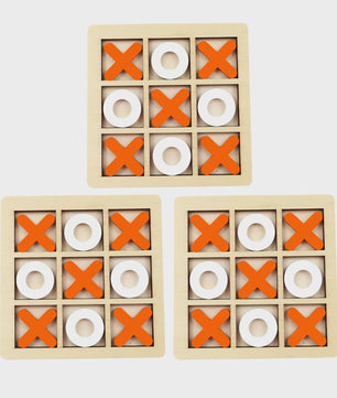 Houten Montessori Boter-kaas-en-eieren Spel: Interactieve Puzzel voor Kinderen - Educatief en Hersentrainend Speelgoed
