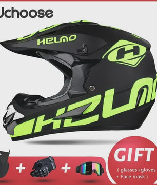 Professionele Off-road Motorhelm voor Volwassenen & Kinderen - Inclusief Gratis Gift Set