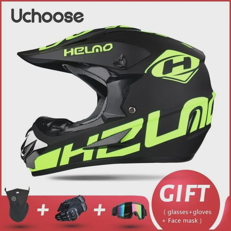 Professionele Off-road Motorhelm voor Volwassenen & Kinderen - Inclusief Gratis Gift Set