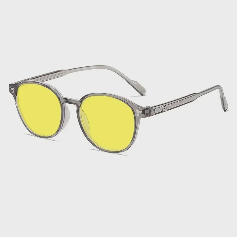 SEAMERGO Retro Unisex Nachtzicht Bril - UV Bescherming, Anti Blauw Licht & Straling
