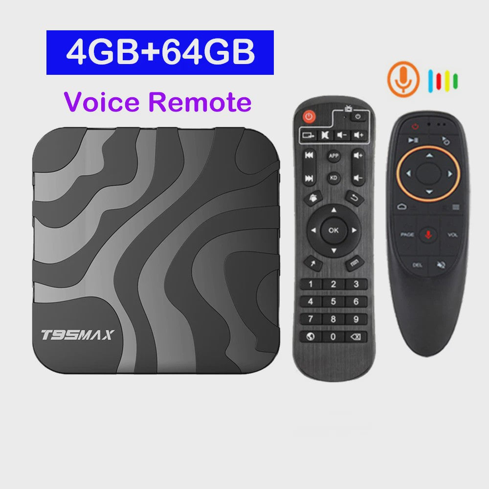 T95 Max Smart TV Box: 8K Ultra HD Streaming met Android 16, 8GB RAM, 128GB Opslag, Dual Band WiFi & Bluetooth 6.0