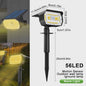 Solar Tuinspots LED (72/68) - IP65 Waterdicht, 3 Modi, Buitenverlichting
