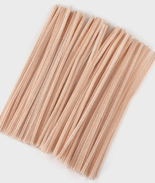 100 Stuks Chenille Stelen - Flexibele Knutseldraad voor Creatieve DIY Projecten