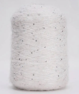 Zacht Pluche Mohair Garen met Pailletten - Kleurrijk Brei-, Haak- en Naaigaren (520g)