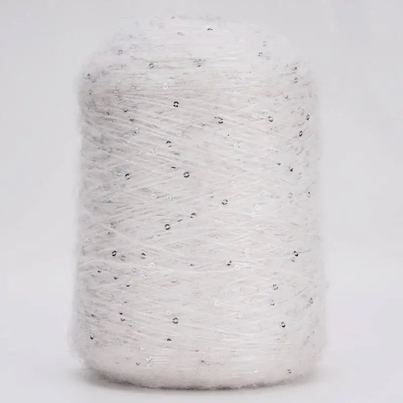 Zacht Pluche Mohair Garen met Pailletten - Kleurrijk Brei-, Haak- en Naaigaren (520g)