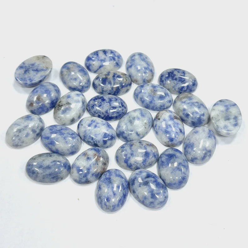 10x Kristal Cabochons Ovaal 13x18mm - Natuurlijke Helende Stenen voor Sieraden Maken