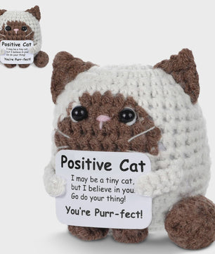 Schattige Gehaakte Bij - Motiverende Decoratie & Positieve Energie Cadeau
