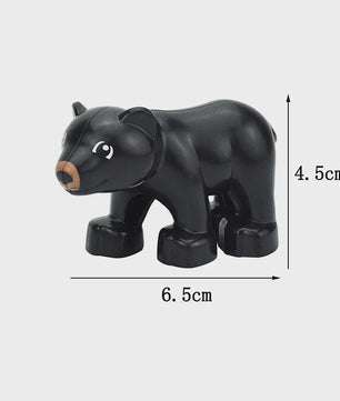 Grote Bouwstenen Dierenpark & Boerderij Figuren - Compatibel met Duplo